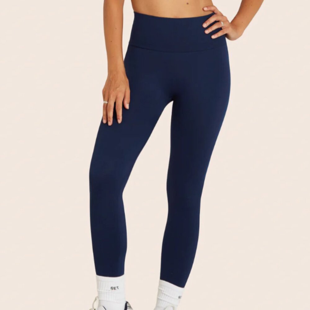 SET Active Navy High-Waist Leggings